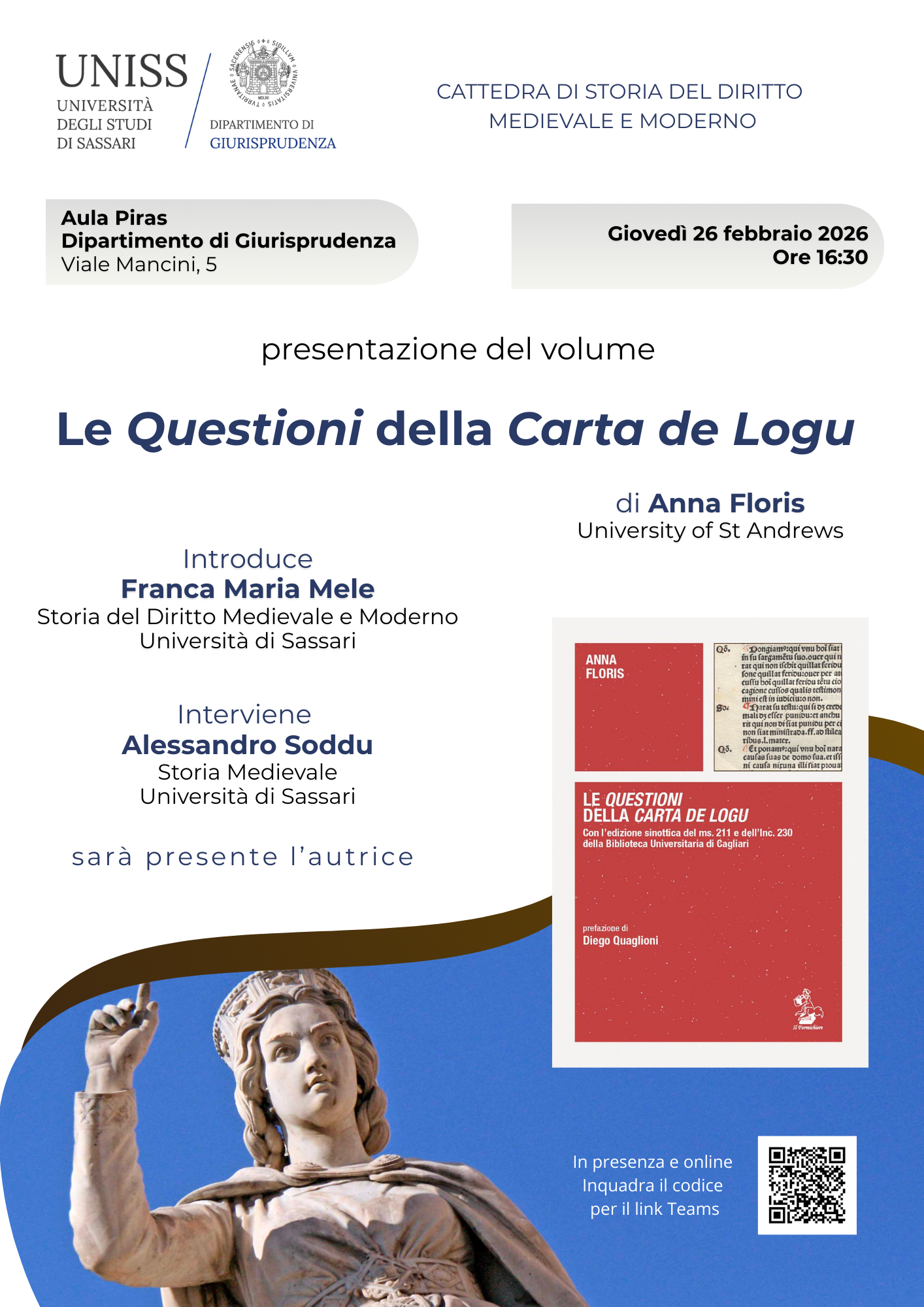 Presentazione del volume Le Questioni della Carta de Logu ...