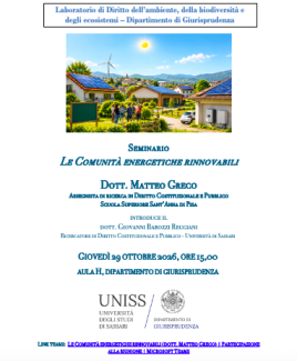 Le comunità energetiche rinnovabili